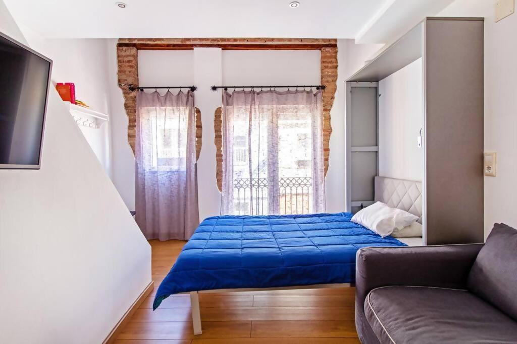 Apartamento Con Terraza Privada Cerca De La Playa Valencia Eksteriør billede