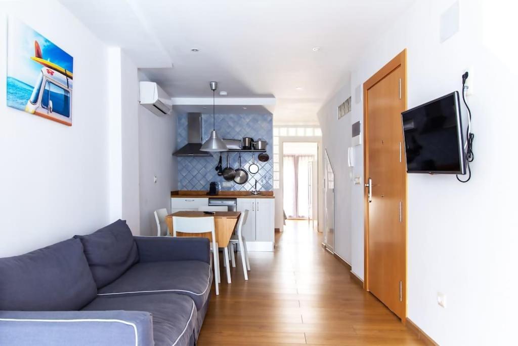 Apartamento Con Terraza Privada Cerca De La Playa Valencia Eksteriør billede